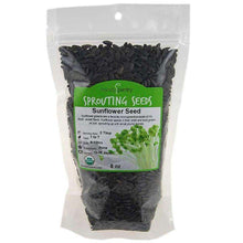 Load image into Gallery viewer, Organic Sunflower Sprouting Seeds (8 ounces)