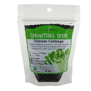 Organic Chinese Cabbage Sprouting Seeds (4 ounces)