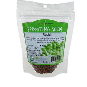 Organic Radish Sprouting Seeds (4 ounces)